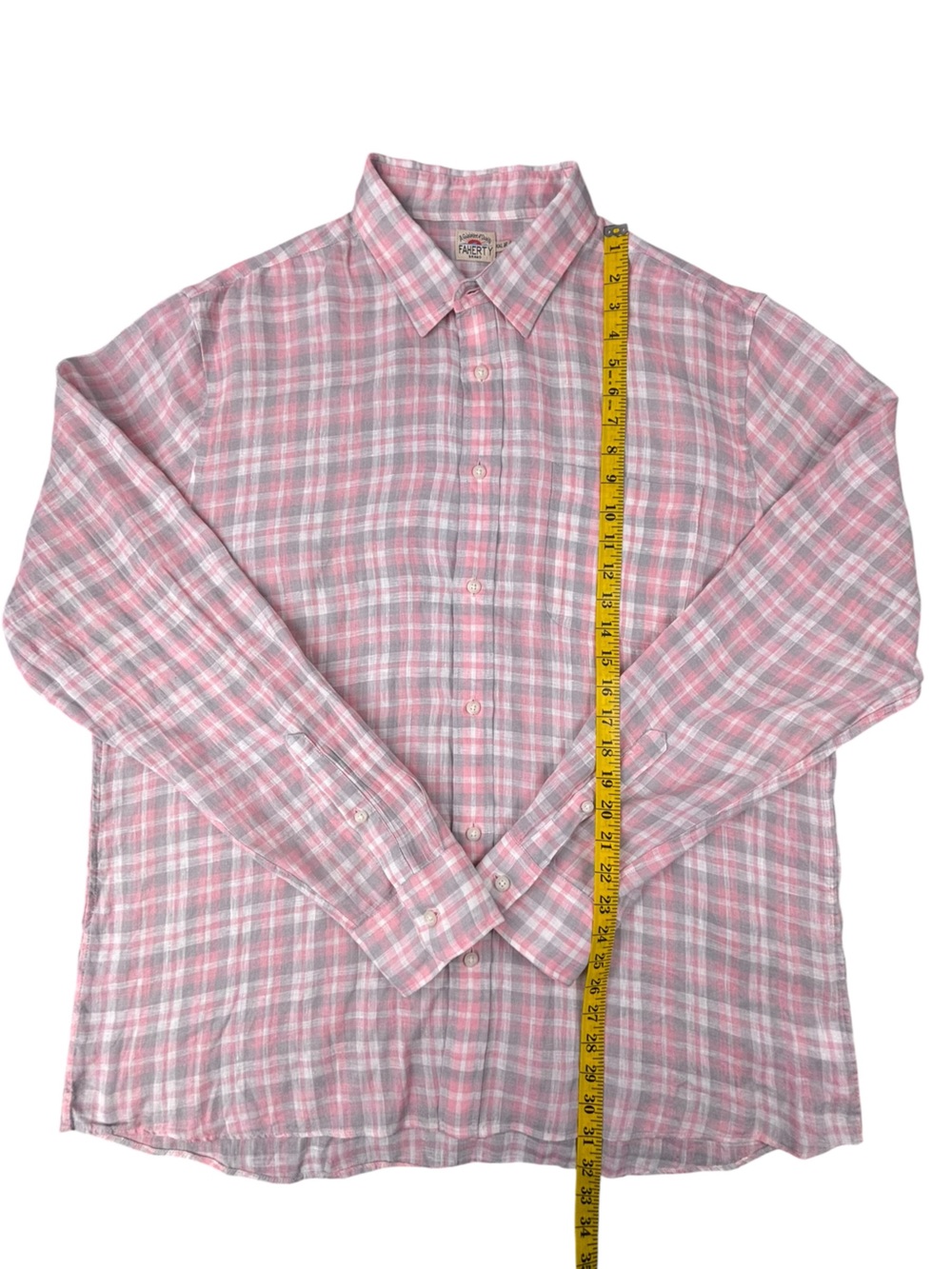 Faherty | 100% Linen Laguna Shirt | XXL | Like New!! - Picture 3 of 5